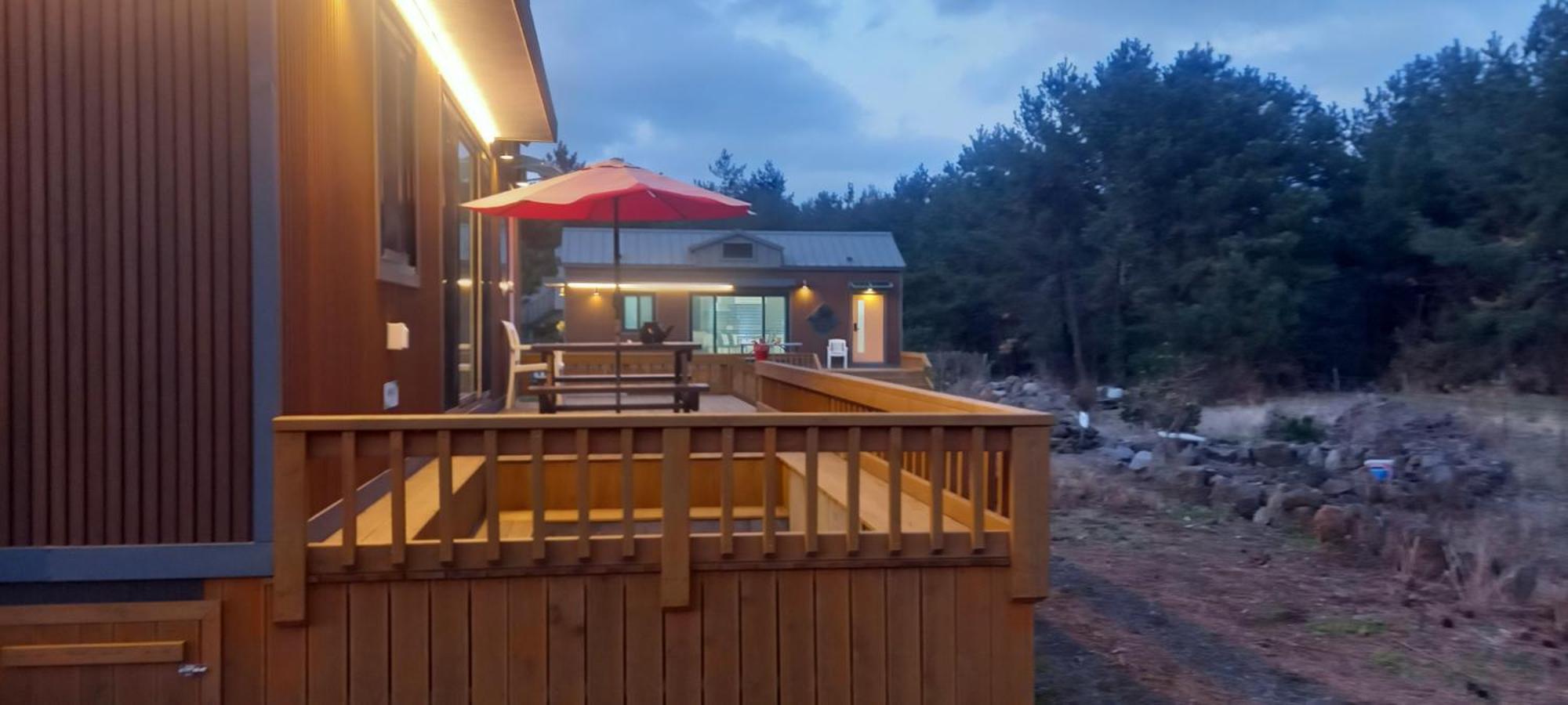 Hamdeok Pool Villa Pension Jeju Bagian luar foto